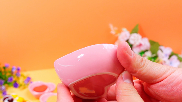 Amazon.com: Zopeal 12 Pcs Heart Shaped Bowls Ceramic Dishes Heart